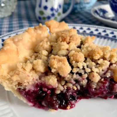 Blueberry Crumb Pie, Streusel Pie, Blueberry Crumble Pie, Blueberry Streusel, Crumb Pie, Sweet Cherry Pie, Almond Crunch, Pie Crumble, Blueberry Crumble