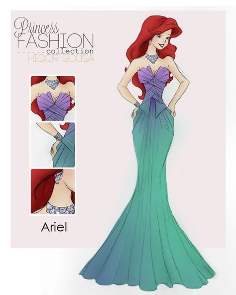 Ariel outfit Princes Disney, Tema Disney, Princess Fashion, Disney Princess Fashion, Princesa Disney, Princess Ariel, Disney Princess Art, Ariel The Little Mermaid, Princess Style