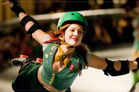 Roller Derby Myths – Rockin' Roller Derby and Fitness Whip It Movie, Photography Meme, Thunder City, Ellen Page, Derby Girl, Boy Music, A Cinderella Story, It Movie, Roller Girl