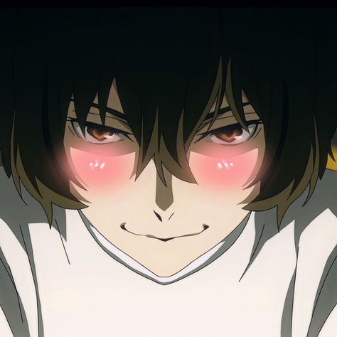 Dazai Osamu Blushing, Dazai Blushing, Osamu Dazai, Dazai Osamu, Stray Dogs, Bungo Stray Dogs, Bungou Stray Dogs, Stray Dog, Funny Gif