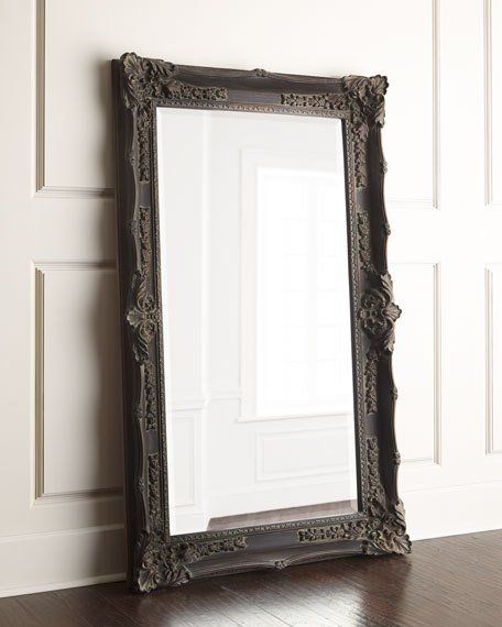 NMF17_H56QT Mirrors Decor, French Floor, Decor Mirror, Interior Paint Colors, Antique Inspiration, Beveled Mirror, Living Room Paint, A Mirror, Room Paint