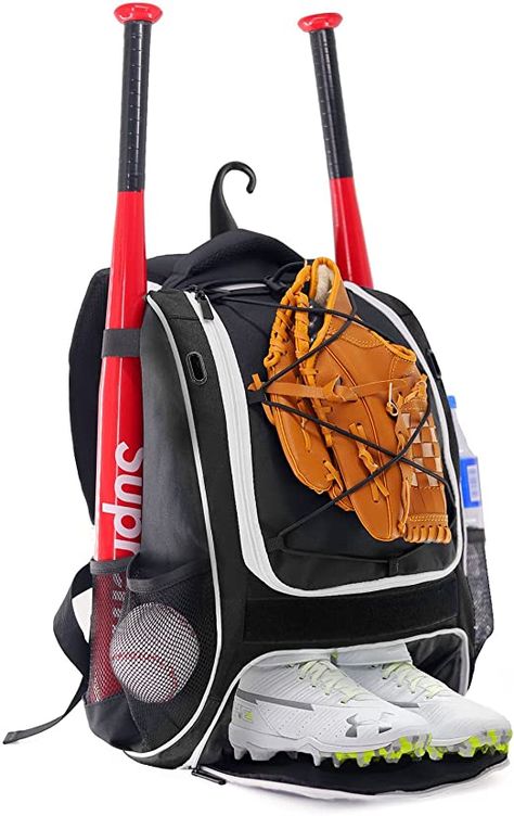 Bat Backpack, Baseball Backpack, Baseball Accessories, Softball Equipment, Baseball Bag, T Ball, Baseball Gear, Youth Baseball, Trolley Bags