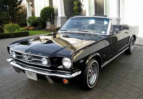 1965 Black Mustang convertible 1965 Black Mustang, Black 1965 Mustang, Vintage Black Mustang Aesthetic, Vintage Black Convertible, 1965 Mustang Convertible Black, Winter Nails Design, Red Mustang, Black Mustang, Carros Vintage