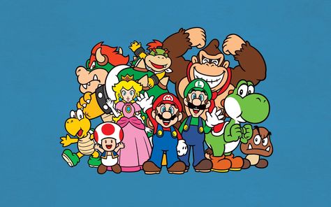 Super Mario wallpaper Mario Bros. #Luigi #Yoshi Princess Peach Donkey Kong Toad (character) video games #Nintendo #minimalism #1080P #wallpaper #hdwallpaper #desktop Mario And Friends, Mario Und Luigi, Character Generator, Snowman Wallpaper, Mario Y Luigi, Mario E Luigi, Super Mario Nintendo, Super Mario Kart, Video Game Character