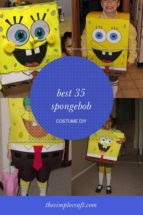 Spongebob Costume Diy Awesome How to Make Spongebob Squarepants Costumes Spongebob Squarepants Costume Diy, Homemade Spongebob Costume, Fisherman Costume Diy, Sponge Bob Costume Diy, Spongebob Halloween Costumes Diy, Easy Spongebob Costume, Spongebob Character Costumes Diy, Diy Cartoon Costumes, Spongebob Outfit Ideas