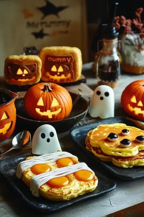 Start your Halloween mornings with a bang! Discover these spooky breakfast ideas that are perfect for kids and adults alike. From ghostly pancakes to creepy crawly smoothie bowls, these fun recipes will add a festive twist to your breakfast routine. Delight your family with foodie frights your little ghosts will scream for! You'll love how simple and delicious these dishes are, making your spooky celebrations even sweeter. Prepare to amaze your guests this Halloween season with breakfast that's as fun as it is tasty! Spooky Breakfast Ideas, Spooky Brunch, Spooky Breakfast, Halloween Breakfast Ideas, Halloween Breakfast, Breakfast Routine, Fun Recipes, Smoothie Bowls, Brunch Ideas