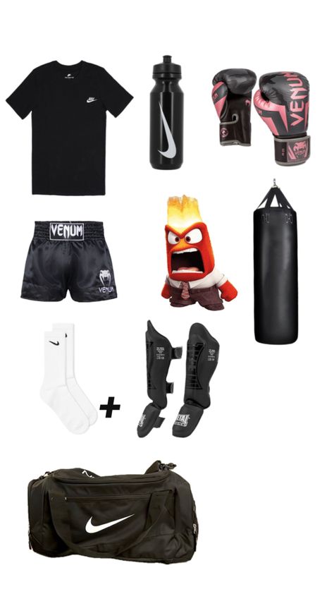 Kickboxing Outfit, Boxing Outfit, Boxer Aesthetic, Boxing Clothes, Boxe Thai, Boxing Girl, Mma Boxing, Shoe Wishlist, How To Look Rich