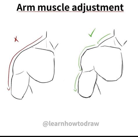 Kids Art Lessons, How To Draw Arms, How To Draw Abs, How To Draw Muscles, Arm Muscle, Body Type Drawing, Arm Drawing, Arm Art, Human Anatomy Drawing