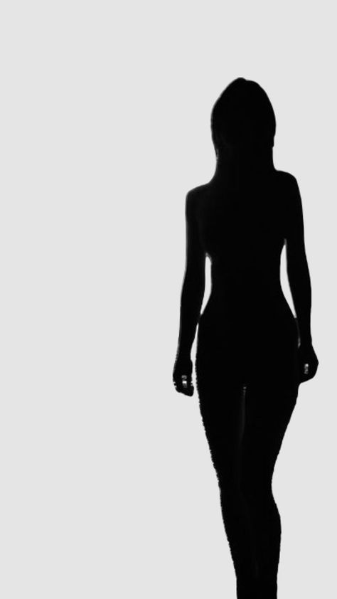 Silohette Photoshoot Studio, Women Body Silhouette, Silouette Drawings Person, Sillouttes Images Women, Female Silhouette Art, Knock Door, White Backround, Black And Blue Wallpaper, Slim People