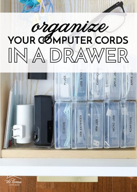 Cord Organization Storage, Charger Cord Organization, Organize Cords, Nursery Drawer Organization, Hide Electrical Cords, Power Cord Organizer, Cord Box, Diy Drawer Organizer, Dresser Drawer Organization