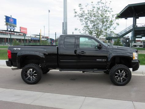 2008 Chevrolet Silverado 2500hd Extended Cab LT, 6.0l, 4×4, 6in Lift @ Lifted trucks for sale Lifted Trucks For Sale, Custom Fender, Chevrolet Silverado 2500hd, Custom Chevy Trucks, Jacked Up Trucks, Extended Cab, Chevrolet Trucks, Body On, Four Wheel Drive