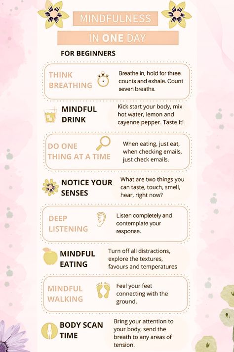 Staying present can feel challenging with so many distractions in daily life. These 10 easy steps to mindfulness will help you transform your routine and find calm, even if you’re a beginner or new to the meditation movement. Save this pin to start practicing today with simple tips on how to meditate for beginners before bed and stay motivated. Meditation Movement, Things To Do Before Bed, Meditate For Beginners, Staying Present, How To Stay Calm, How To Meditate, Relaxation Techniques, Stay Calm, Mindfulness Practice