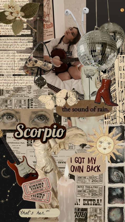 scorpio #horoscope #astrology #wallpaper #vibes #red #downtowngirl #scorpio #music Scorpio Season Aesthetic Wallpaper, Scorpio Collage Wallpaper, Scorpio Season Wallpaper, Scorpio Vibes Aesthetic, Scorpio Wallpaper Aesthetic, Scorpio Aesthetic Wallpaper, Scorpio + Core + Aesthetic, Scorpio Wallpaper, Astrology Wallpaper