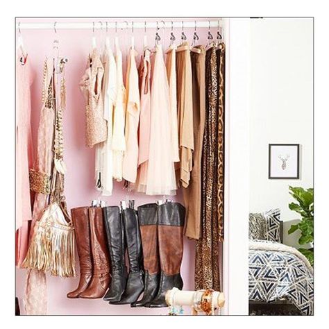 Boottique's Boot Hanger and Boot Stax in action. Boot Organizer, Boot Hanger, Hanging Purses, Boot Organization, Closet Rack, Boot Rack, Closet Rods, Boot Storage, Hanging Jewelry Organizer