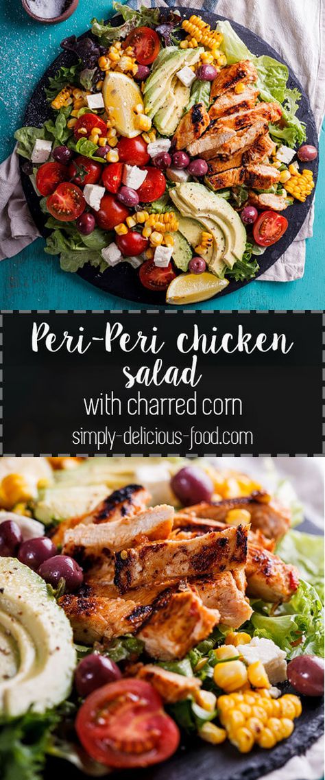 Nandos Salad Recipe, Nandos Recipes, Portuguese Salad, Peri Peri Chicken Sandwich, Peri Peri Chicken Salad, Peri Peri Chicken Wrap, Peri Peri Chicken Bowl, Nandos Peri Peri Chicken Recipe, Pollo Loco Chicken