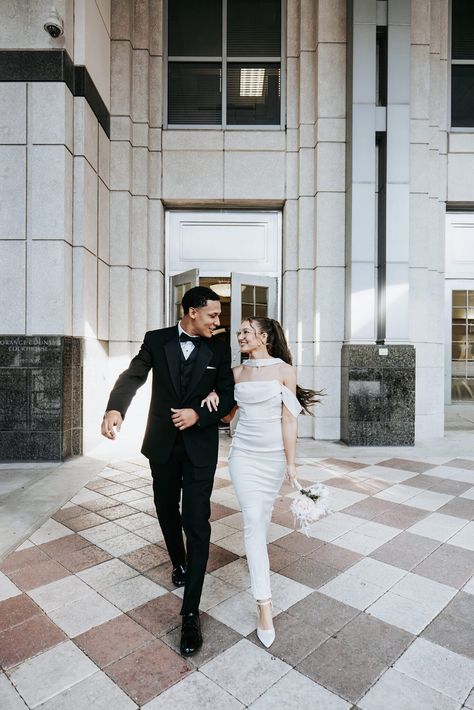 New Year's Orange County Courthouse Elopement - Orlando Micro Wedding Photographer Courthouse Photography, Wedding Courthouse, Fiance Visa, Courthouse Elopement, Courthouse Wedding, Micro Wedding, Tie The Knot, Wedding Looks, Stunning View