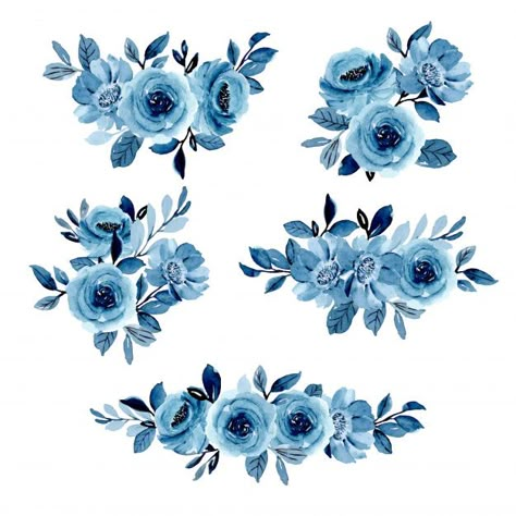 Free Blue Flower Printables, Blue Flowers Stickers, Blue Flower Frame, Blue Flower Sticker, Blue Flower Illustration, Blue Flower Png, Blue Flower Tattoos, Blue Flower Art, Blue Flower Design