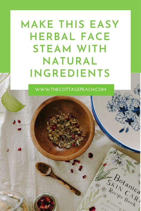 Face Steam, Face Steaming, Spa Recipes, Herbal Steam, Natural Skincare Recipes, Natural Beauty Recipes, Steam Recipes, Facial Steaming, Natural Beauty Diy