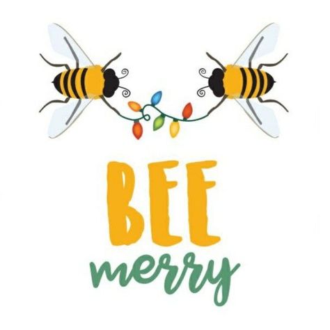 Christmas Bees, Bee Stationary, Bee Pics, Bee Happy Quotes, Christmas Bee, Bee Christmas, Bee Rocks, Bee Puns, Bee Room