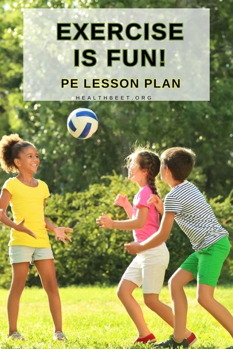 As a PE teacher, I want to teach my students that not only is exercise good for your body, but exercise is fun! Here's my lesson plan for that! But Exercise, Pe Lesson Plans, Time Lessons, Pe Lessons, Pe Teacher, Pe Class, Health Class, Pe Teachers, Gym Classes