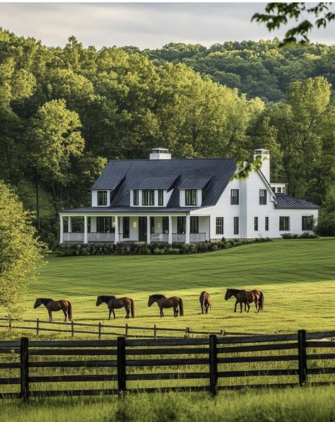 House With Land, Farm Lifestyle, Dream Life House, Casa Country, Cedar Homes, Countryside House, House Plans Farmhouse, Dream House Interior, Farmhouse Style House