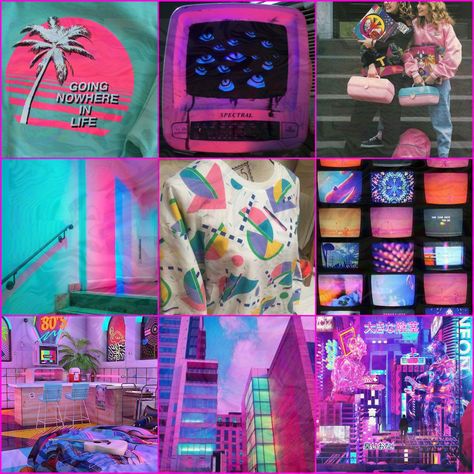 generic 80s board  -- #aesthetic #moodboard #80saesthetic #pastel #kidcore #pink #80smoodboard 80s Mood Boards Aesthetic, Pastel Moodboard Aesthetic, 80s Mood Board, Vaporwave Moodboard, Webcore Moodboard, Oc Moodboard Aesthetic, Character Mood Boards Aesthetic, Kidcore Moodboard, 80s Moodboard