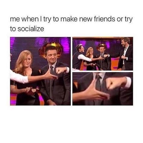 29 Side-Splitting Memes To Help You Waste Your Time - Memebase - Funny Memes Graham Norton, Socially Awkward, Clint Barton, I Try, Make New Friends, Niall Horan, Me When, Best Memes, Bones Funny