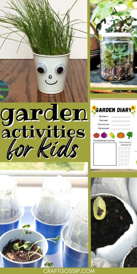 Gardening School Activities, Gardening With Kids Fun Projects, Elementary Garden Club Ideas, Garden Center Workshop Ideas, School Garden Club Ideas, Gardening Activity For Kids, Gardening Club Ideas For Kids, Kids Planting Activities, Farming Activities For Kids