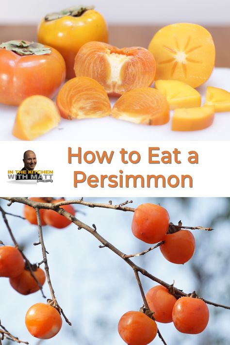 Have you ever tried a persimmon? Have you ever wondered how to eat a persimmon? Persimmons are a super healthy and very tasty fruit. The Fuyu and Hachiya persimmons are the most common varieties found in the United States. What To Do With Persimmons, Persimmon Puree How To Make, Dehydrated Persimmons, Persimmon Benefits, Persimmons How To Eat, Persimmon Benefits Healthy, Healthy Persimmon Recipes, Persimmons Recipes, How To Eat Persimmons