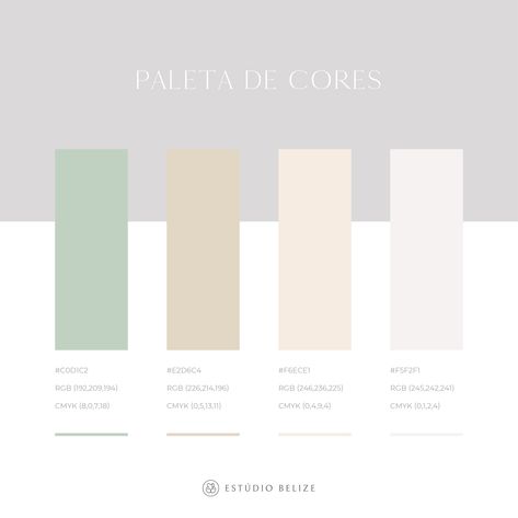 Paleta de cores nude com verde menta. Cores neutras. Paleta de cores elegante, feminina, , sofisticada Visual Tattoo, Verde Jade, Instagram Layout, Best Sites, Design Minimalista, Belize, Instagram Feed, Digital Design, Color Palette