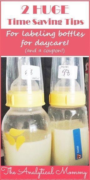 Labeling Bottles for Daycare: How to efficiently label your baby's bottles for… Time Saving Tips, Starting A Daycare, Sleeping Too Much, Baby Sleep Problems, Day Care, Breastfeeding Tips, First Time Moms, Time Saving, Baby Hacks