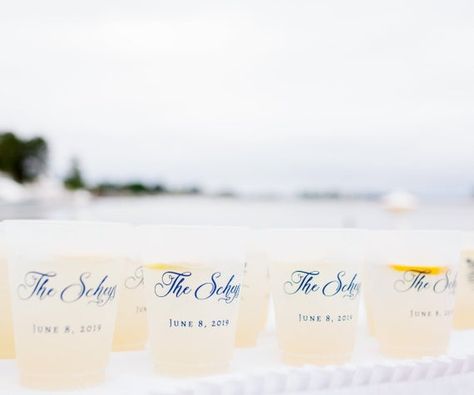 Frosted Cups Custom Cups Printed Cups Wedding Cups Party Cup Personalized Cups Rose Gold Cups Birthday Cup Gold Cups 16oz by SipHipHooray Frosted Cups, Sunday Kind Of Love, Pet Drawing, Cup Logo, Frosted Cup, Custom Guest Book, Water Wedding, Wedding Cups, Birthday Cup