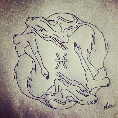 Pisces tattoo Mermaid Pisces Tattoo, Pices Zodiac Tattoo, Mermaid Pisces, Pisces Tattoo Designs, Pisces Tattoo, Pisces Tattoos, Tattoo Board, Goddess Tattoo, Mermaid Tattoo