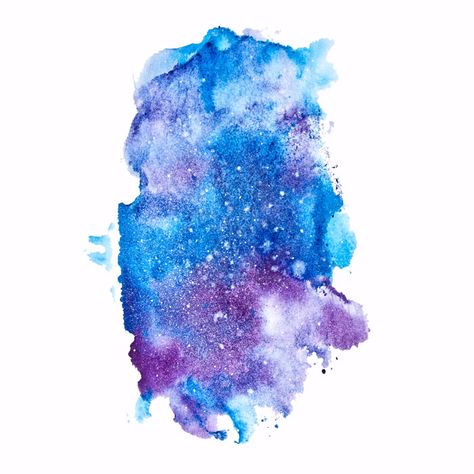 Logo Skincare, Galaxy Watercolor, Plan Image, Watercolor Art Diy, Watercolor Art Landscape, Watercolor Art Journal, Galaxy Nebula, Watercolor Art Paintings, Star Tattoo