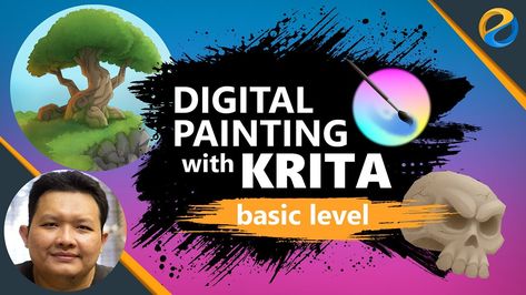 Digital Art Tutorial Photoshop, Krita Tutorial, Basic Sketching, Illustrator Inspiration, Art Advice, Design Sketchbook, Painting Courses, Life Hacks Computer, Learning Graphic Design