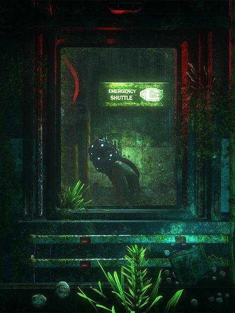 ArtStation - Soma (Frictional Games), Digital Frontiers Soma Game, Different Types Of Aesthetics, Mentally Stable, Cyberpunk Games, Too Much Love, Horror Video Games, Cyberpunk Aesthetic, Video X, Game Concept Art