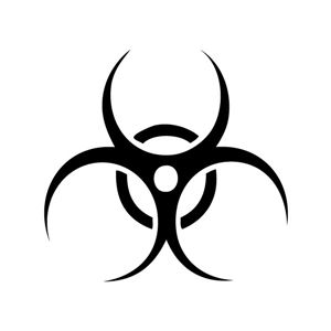 Bio Hazard Tattoo, Hazard Tattoo, Biohazard Tattoo, Hazard Symbol, Bio Hazard, Biohazard Symbol, Custom Temporary Tattoos, Stencil Projects, Graffiti Style Art