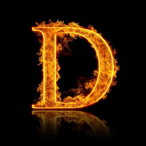 Fire Alphabet, D Letter Images, Fire Font, Alphabet Letters Images, Dj Logo, Alphabet Photos, Photo Letters, Alfabet Letters, Fire Image