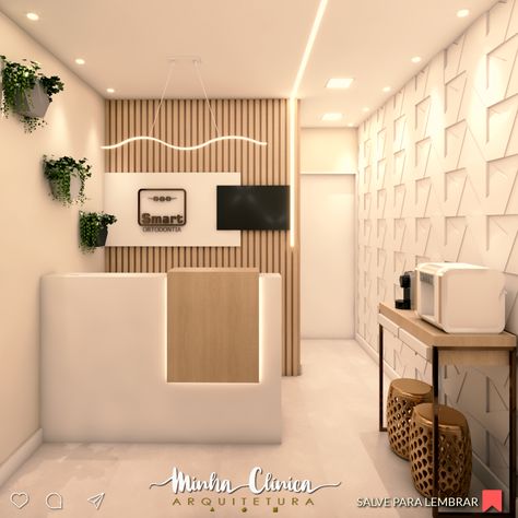 waiting room ideas modern wall decor reception desk design Spa Room Numbers, Clinic Ideas Design, Modern Office Reception Design, Wall Decor Reception, Waiting Room Ideas, Reception Design Ideas, Office Receptionist, Modern Office Reception, Medical Office Interior