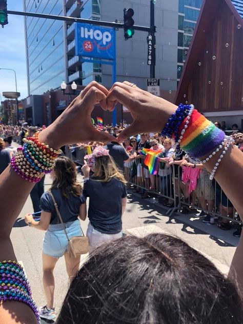 Pride Parade Aesthetic, Chicago Pride Parade, Lgbtq Travel, Vintage Pride Parade, Lgbtq Pride Parade, Chicago Pride, Gay Pride Parade, Pride Parade, Taste The Rainbow