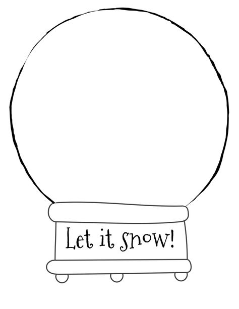 Let It Snow Printable From Glued To My Crafts January Crafts For Infants, Christmas Themed Activities For Toddlers, Winter Lesson Plans For Toddlers, December Handprint Art, Snow Crafts For Toddlers, Winter Art For Toddlers, Crafts For First Graders, Snow Crafts Preschool, January Crafts For Toddlers