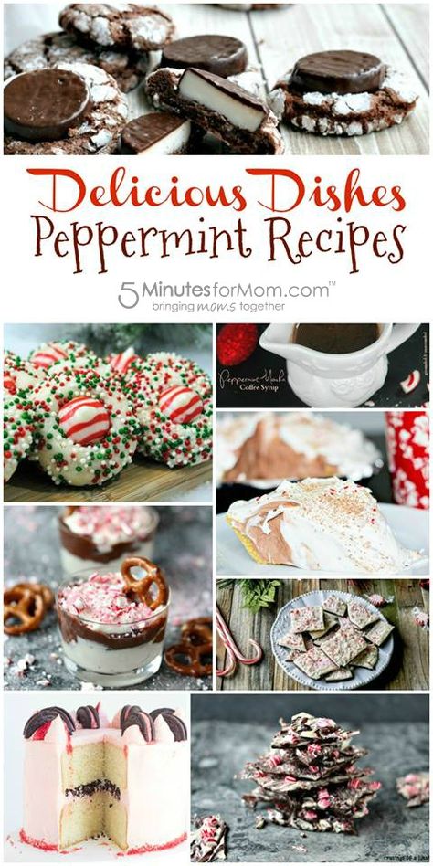 Peppermint Recipes - Peppermint is one of the best flavors of the Holiday Season. So we’ve gathered together some of our favorite peppermint recipes. Peppermint Play Dough, Peppermint Recipes Desserts, Dishes Recipe, Peppermint Recipes, Homemade Candy, Recipes Delicious, Delicious Dishes, Yummy Sweets, Best Dessert Recipes