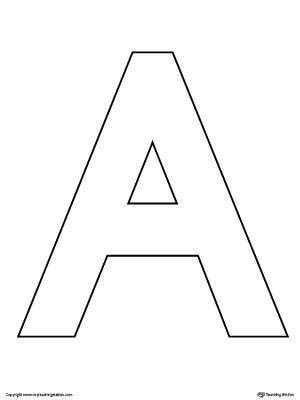 Uppercase Letter A Template Printable Worksheet.The Uppercase Letter A Template… Letter A Free Printable Worksheets, Letter A Template Free Printable, Letter A Printables Free, Letter A Free Printable, The Letter A Design, A Is For, Letter A Pictures, Letter A Template, A Alphabet Design