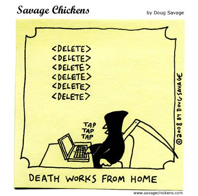 Morbider Humor, Savage Chickens, Bad Humor, Mirror Reflection, Bd Comics, Six Feet Under, Twisted Humor, Cartoon Jokes, Funny Cartoons