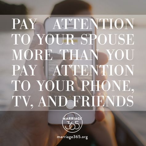 Make time to connect each day with your spouse. Pay attention to your spouse more than your phone and friends. Marriage365 challenges, equips and inspires couples in their marriage so that they would thrive in their marriage, not just survive. Check out our blog for more info. Www.marriage365.org Healthy Couples, Michael Ray, Marriage Thoughts, Prophet Quotes, Marriage Inspiration, Put Your Phone Down, Daily Love, Healthy Marriage, Love Relationship