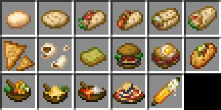 Cultural Delights - Mods - Minecraft - CurseForge Minecraft Food Mod, Farming Minecraft, Minecraft Recipes, Pixel Food, Minecraft Textures, Minecraft Concept, Minecraft Oc, Minecraft Items, Minecraft Challenges