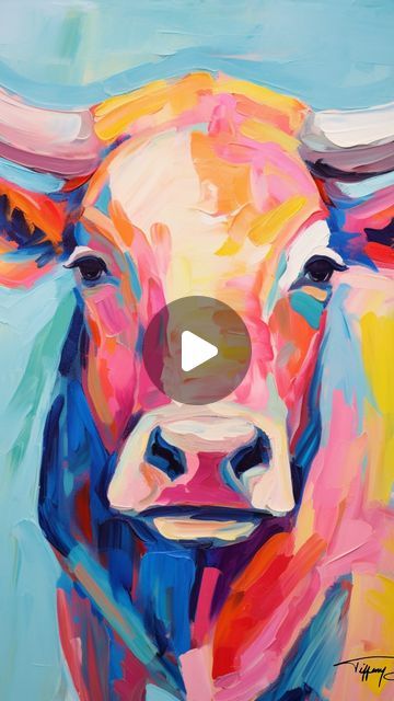 Tiffany Bohrer on Instagram: "Pink is my vibe Original Art by Tiffany Bohrer Acrylic & Impasto on Canvas   #pink #pinkart #painting #country #farmstyle #farm #cowboy #cowgirl #cowgirls #cowgirlstyle #cow #cowgirlchic #cowboys #horse #donkey #farm #westernstyle #artcollector #fineart #acrylicpainting" Cow With Cowboy Hat Painting, Calf Painting Cow Art, Modern Cow Painting, Cow With Glasses Painting, Cow Painting Colorful, Cow Painting, Cowgirl Chic, Farm Style, Pink Art