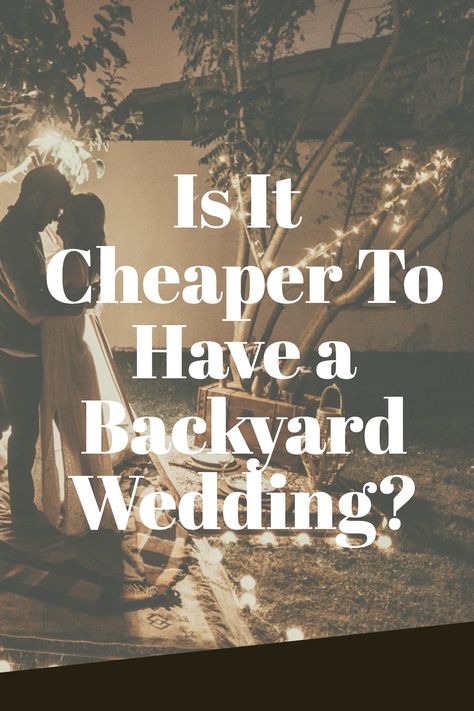 Planning a wedding can be an expensive endeavor, but what if there was a more affordable option? Having a backyard wedding is a great way to save on costs! From planning to decorations to food and more, learn how to make a backyard wedding work for you. Visit loudbride.com to learn more about how you can save money on your big day. Wedding Under 10000, How To Have A Backyard Wedding, How To Plan A Backyard Wedding, Upscale Backyard Wedding, Large Backyard Wedding, Wedding Under 5000, Big Backyard Wedding, Tiny Backyard Wedding, Classy Backyard Wedding