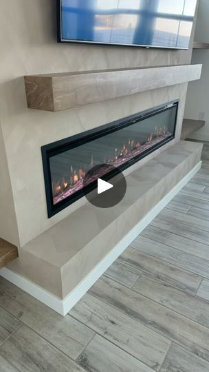 969K views · 1.2K reactions | Putting the finishing touches on this media wall.  Installing the TV, fireplace, and mantel.  Who wants one? 🤙
.
DM for a Quote (AZ Only)
.
#fireplace #tvwall #mediawall #designinspiration #designideas #interiordesign #livingroomdesign #installation #inspo #accentwall #designideas #walldecor | Accent Wall Designs Tv Fireplace, Fire Wall, Fireplace Tv Wall, Accent Wall Designs, Bedroom Fireplace, Wall Designs, Home Fireplace, Media Wall, Fireplace Wall