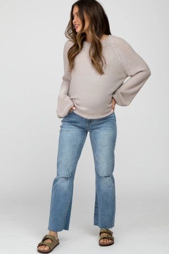 Relaxed Fit Maternity Jeans | PinkBlush Maternity Light Wash Maternity Jeans, Cute Maternity Jeans, Styling Maternity Jeans, Fall/winter Pregnancy Outfits, Fall/winter Maternity Fashion, Autumn Pregnancy Outfits, Winter Pregnancy Outfits Cold Weather, Cute Fall Maternity Outfits, Amazon Maternity Clothes